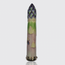 Load image into Gallery viewer, Antique Porcelain and Silver Asparagus Etui