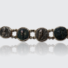 Load image into Gallery viewer, Vintage Rose Gold Antique Coin Bracelet