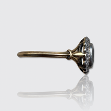 Load image into Gallery viewer, Belle Epoque Sapphire &amp; Diamond Cluster Ring