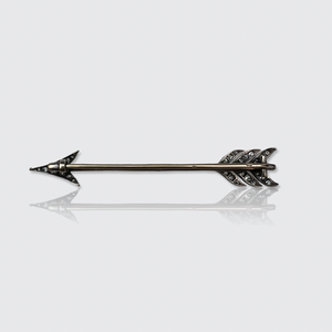 Victorian Diamond Arrow Brooch