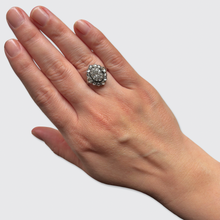 Load image into Gallery viewer, Antique Rose-Cut Diamond Cluster Ring