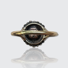 Load image into Gallery viewer, Rose-Cut Diamond Halo Ring