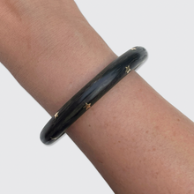 Load image into Gallery viewer, Victorian Wood Pique Stars Bracelet