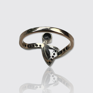 Art Deco Diamond Swirl Ring
