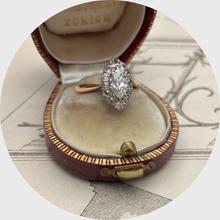 Load image into Gallery viewer, Belle Epoque Marquise Diamond Cluster Ring