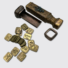 Load image into Gallery viewer, 19th Century Wax Seals Etui with Sixteen Double-Sided Seals