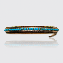 Load image into Gallery viewer, Victorian 18k Gold Turquoise Bracelet