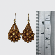 Load image into Gallery viewer, 19th Century Neo-Etruscan Filigree Drop Earrings
