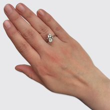 Load image into Gallery viewer, Antique Old-Cut Diamond Toi et Moi Ring