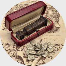 Load image into Gallery viewer, 19th Century Large Wax Seal Etui with Sixteen Double-Sided Seals