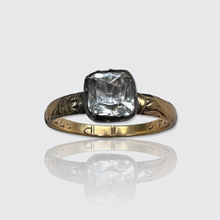 Load image into Gallery viewer, Georgian Paste Solitaire Ring
