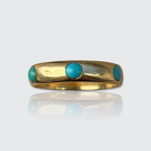 Load image into Gallery viewer, Antique French Turquoise Eternity Ring