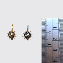 Load image into Gallery viewer, 19th Century Starburst Rose-Cut Diamond Earrings