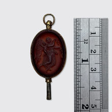 Load image into Gallery viewer, Brass Venus &amp; Cupid Watch Key Pendant