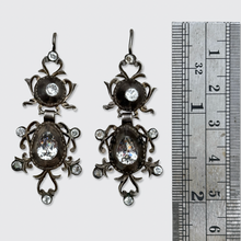 Load image into Gallery viewer, 19th Century French Silver Paste Earrings