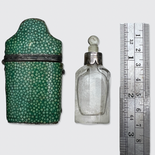 Load image into Gallery viewer, Antique Perfume Bottle in Shagreen Case