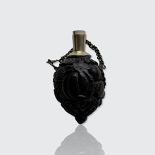 Load image into Gallery viewer, 19th Century Carved Coconut Portrait Perfume Flask Pendant