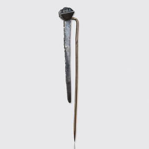 Victorian Rose-Cut Diamond Lucky Nail Pin
