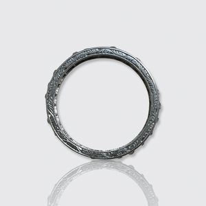 Platinum Old-Cut Diamond Eternity Ring