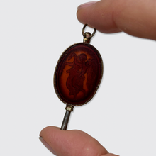 Load image into Gallery viewer, Brass Venus &amp; Cupid Watch Key Pendant