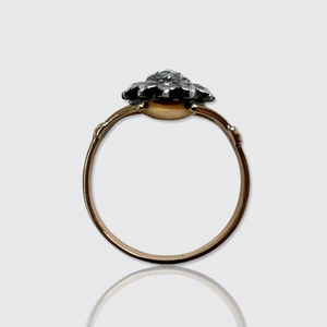 Georgian Rose-Cut Diamond Flower Ring