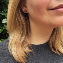 Load image into Gallery viewer, Asymmetrical Butterfly &amp; Flower Earring Set