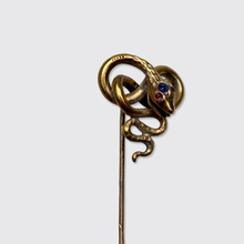 Load image into Gallery viewer, Antique Coiling Snake Stickpin