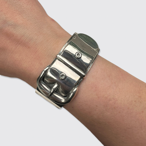 Victorian Silver Buckle Bracelet