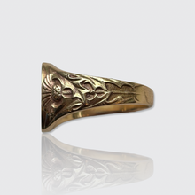 Load image into Gallery viewer, Antique French Signet Monogram Ring