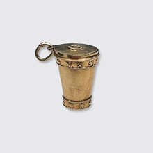 Load image into Gallery viewer, Gold Lucky Dice Cup Pendant