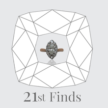Load image into Gallery viewer, Reserved for ‘G’, payment 1/4: Belle Epoque Marquise Diamond Cluster Ring
