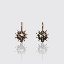 Load image into Gallery viewer, 19th Century Starburst Rose-Cut Diamond Earrings