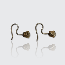Load image into Gallery viewer, Victorian Old Mine-Cut Diamond Solitaire Earrings