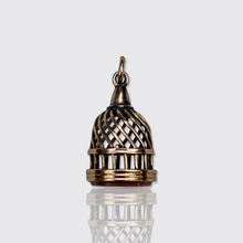 Load image into Gallery viewer, Victorian Bird Cage 'ML' Monogram Pendant