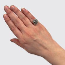 Load image into Gallery viewer, Georgian Rose-Cut Diamond Round Cluster Ring