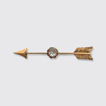 Load image into Gallery viewer, Cushion-Cut Diamond Arrow Brooch
