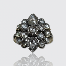 Load image into Gallery viewer, Rose-Cut Diamond Cluster Ring