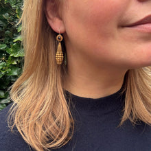 Load image into Gallery viewer, Victorian Cannetille Day to Night 'Marriage' Earrings