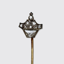 Load image into Gallery viewer, Antique Diamond Basket Stickpin