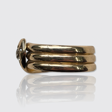 Load image into Gallery viewer, Victorian Old Mine-Cut Diamond Snake Ring by Frank Hyams