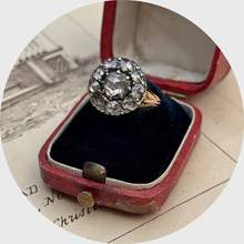 Load image into Gallery viewer, Georgian Rose-Cut Diamond Round Cluster Ring