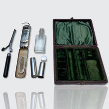 Load image into Gallery viewer, Silver Art Deco Era Curling Set in Original Box, 1921