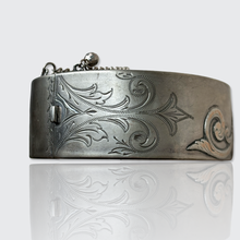 Load image into Gallery viewer, 19th Century French Silver Griffin Bangle