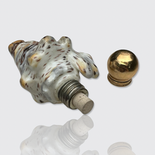 Load image into Gallery viewer, Antique Porcelain Shell-Shaped Perfume Bottle