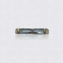 Load image into Gallery viewer, Vintage Aquamarine Baguette-Cut Ring