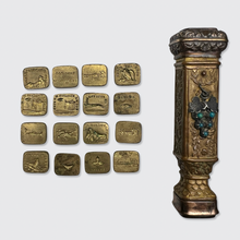 Load image into Gallery viewer, 19th Century Wax Seals Etui with Sixteen Double-Sided Seals