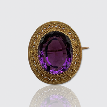 Load image into Gallery viewer, Victorian Amethyst Demi Parure in Fitted Box