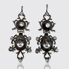 Load image into Gallery viewer, 19th Century French Silver Paste Earrings