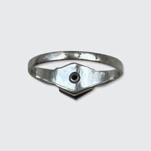 Load image into Gallery viewer, Art Deco Onyx &amp; Diamond Target Ring