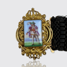 Load image into Gallery viewer, Set of two 19th Century Hairwork &amp; Pinchbeck Bracelets